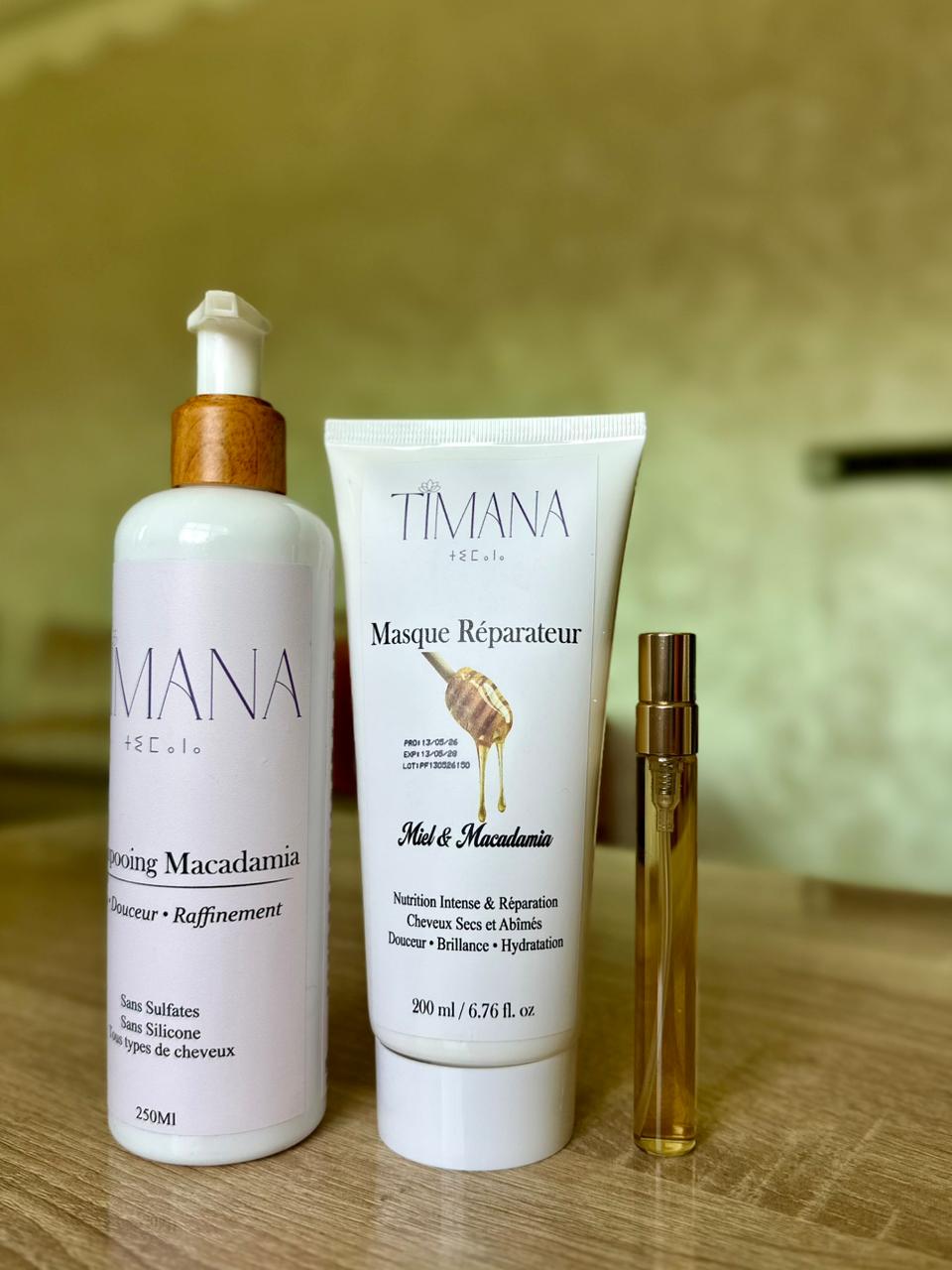 Shampooing + Masque réparateur + Parfum cheveux miniature OFFERT
