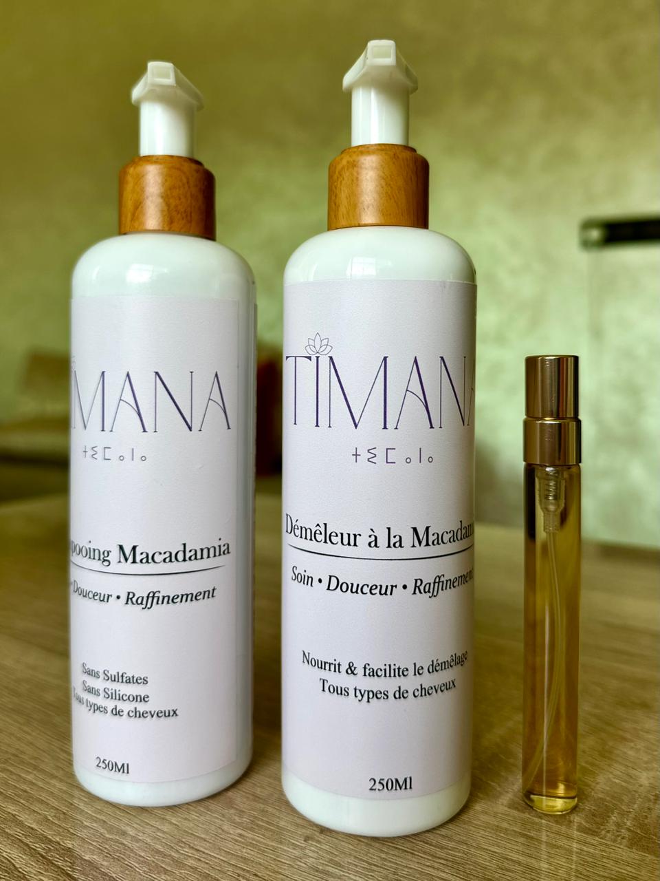 Shampooing + Après-shampooing+ Parfum cheveux miniature OFFERT